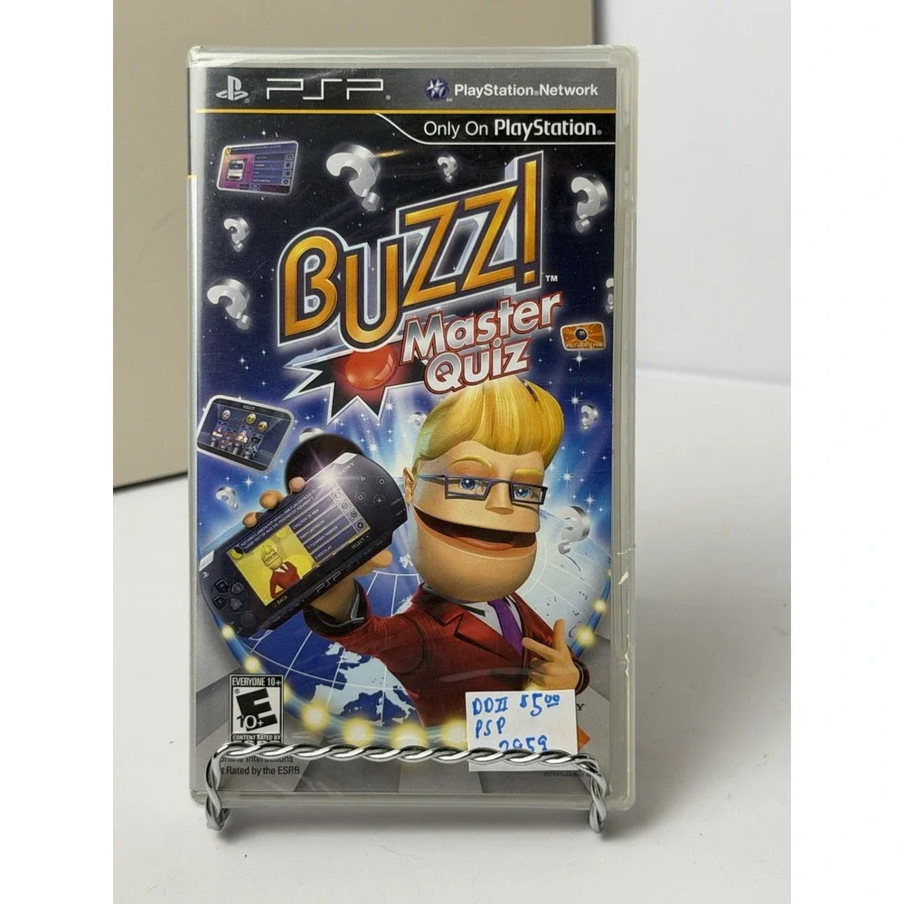 Buzz Master Quiz (Sony PSP, 2008) Brand New Sealed In Box